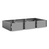 Safco Triple Continuous Metal Locker Base Addition, 35w x 16d x 5.75h, Gray 5520GR